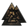 PATCH VALKNUT 3D PVC - NEGRU/COYOTE - M-TAC