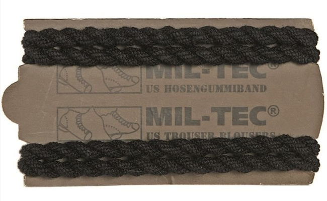 US ELASTIC TROUSER TWISTERS - 2 PAIRS - Mil-Tec - BLACK