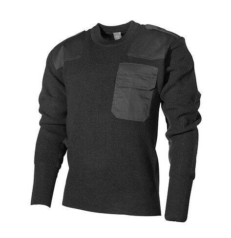 GERMAN Black SWEATER