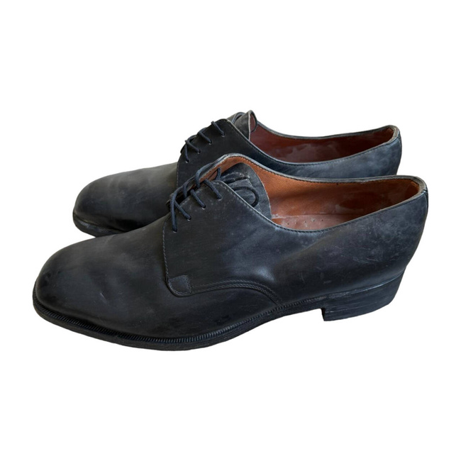 PANTOFI DIN PIELE NEAGRA - CEREMONIE - ARMATA ROMANA - IN STARE BUNA