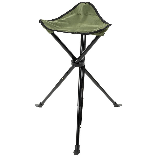Folding Chair, 3-leg telescope, OD green
