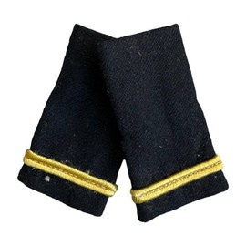 OFFICER RANKS, MAPN - SECOND LIEUTENANT WITHOUT A MARK, BLACK CITY - MILITARY SURPLUS ROMANIAN ARMY - IN GOOD CONDITION