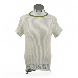 Tricou tip plasa - Surplus Militar Armata Daneza - Verde OD/Alb - Uzat