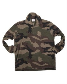 BLUZA FLEECE CU FERMOAR - CAMUFLAJ CCE - SURPLUS MILITAR FRANCEZ - CA NOUA