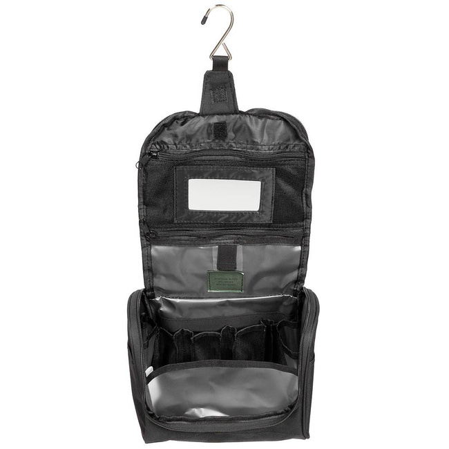 GEANTA PENTRU ARTICOLE DE TOALETA - 23 x 26 x 12 CM - MFH - NEAGRA