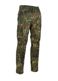 PANTALONI US ARMY FLECKTARN CAMO ZIP-OFF JUNGLE