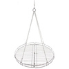 Grill grate, round, w/chain, foldable, steel, ca. 46,8 cm