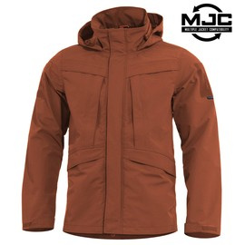 JACHETA PARKA SHELL - IMPERMEABILĂ - "HURRICANE" - PENTAGON® - ROȘU CĂRĂMIZIU