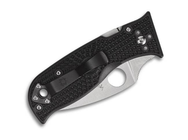 POCKET KNIFE - LIL` TEMPERANCE 3 BLACK SPYDEREDGE