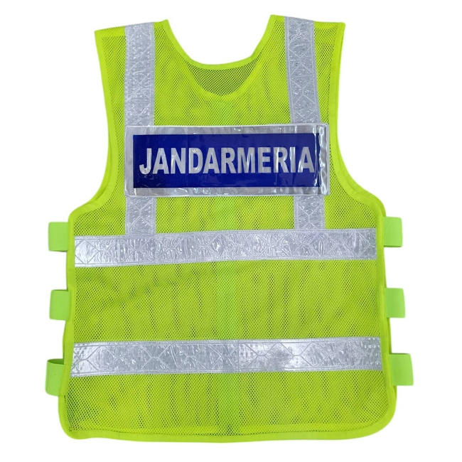 VESTA REFLECTORIZANTA INSCRIPTIONATA - JANDARMERIA - LECTER TACTICAL