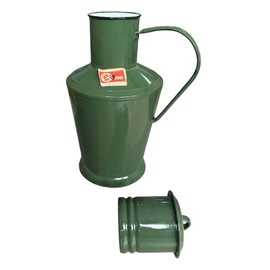 CARAFA EMAILATA CU CAPAC - 5L - SURPLUS MILITAR ARMATA ROMANA - IN STARE BUNA