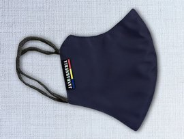 Masca reutilizabila textil JANDARMERIA cu strat filtrant integrat - Lecter Tactical - Albastru Inchis