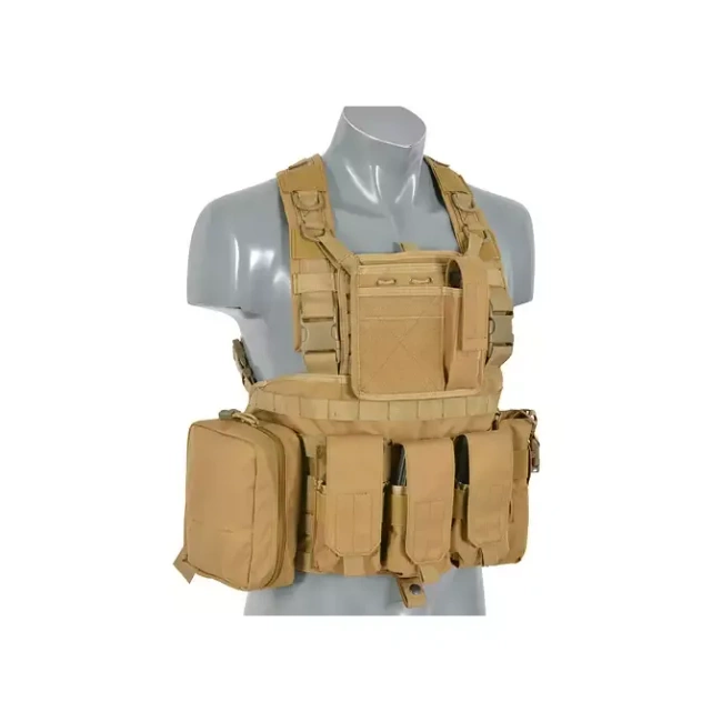 Force Recon Chest Harness - MOLLE - Coyote Tan - 8FIELDS