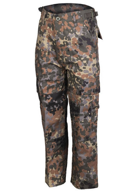 KIDS BDU PANTS - US ARMY STYLE - Mil-Tec - FLECKTARN
