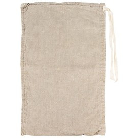 LAUNDRY BAG - 53 x 30 CM - BEIGE - POLISH MILITARY SURPLUS - USED