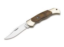 BOY SCOUT CURLY BIRCH BROWN POCKET KNIFE - BOKER