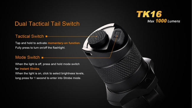 Lanterna Fenix TK16, impermeabila