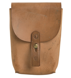 Swedish Leather Belt Pouch Used