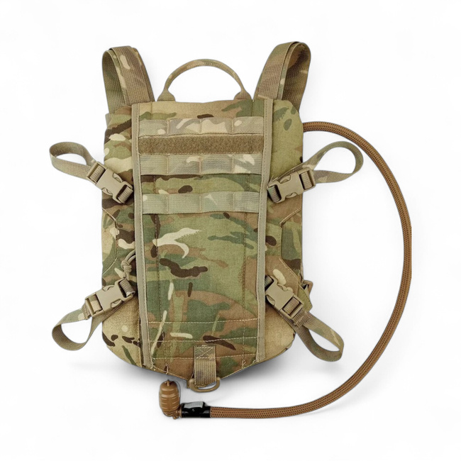 Rucsac de hidratare termoizolat -  Rider - rezervor TPU - Surplus Militar Armata Britanica UK - Camuflaj MTP - 3L - Uzat