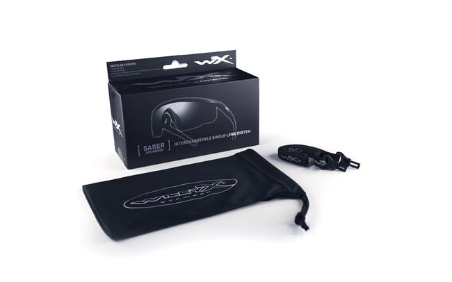BALLISTIC SUNGLASSES - SABER ADVANCED - WILEY X - YELLOW