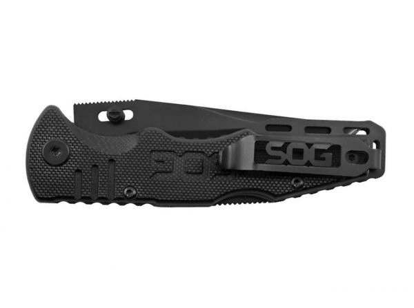 Cutit de buzunar SOG Salute Mini Black