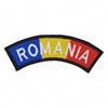 ECUSON DRAPEL ROMANIA - ARCADA - CONTUR NEGRU, cu aplicare termica