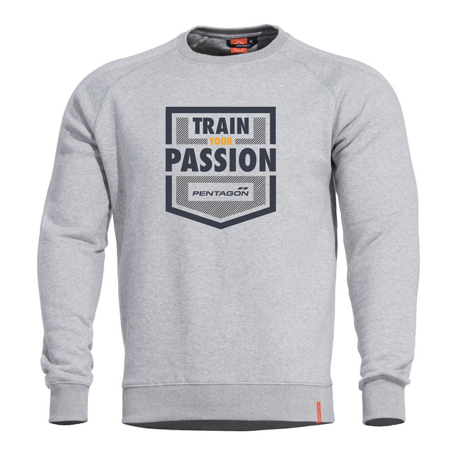 SWEATER - HAWK "TRAIN YOUR PASSION" - Pentagon® - MELANGE