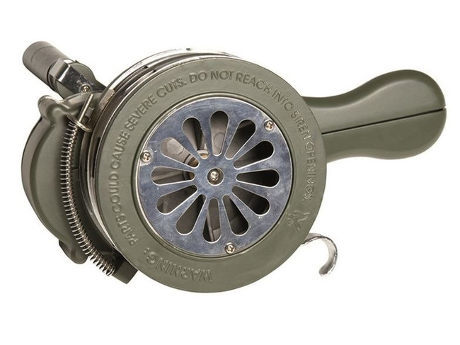 Sirena antiaeriana manuala