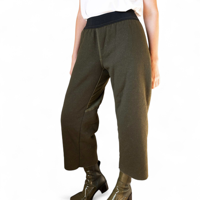 Warm Pants for Cold Weather - 1990s - Dutch Army Military Surplus - Olive Green - Like New