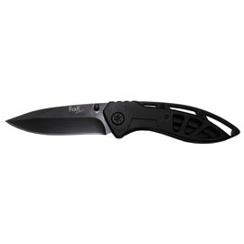 Jack Knife, one-handed, belt clip, perforated handle