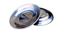 Farfurie pentru desert din inox, Surplus Armata Romana