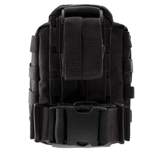POUCH CU SISTEM MOLLE PENTRU TRUSA DE PRIM AJUTOR - 18x14x7 CM - Magnum - NEGRU