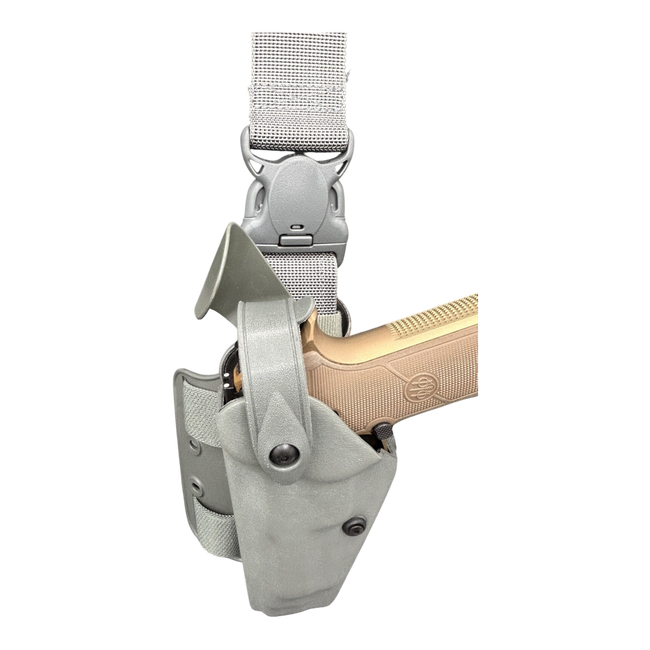 Toc tactic detasabil - Safariland Mod. 6005 SLS - prindere stanga - Verde Foliage