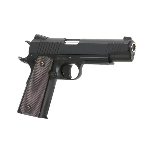 Replica Pistol Airsoft CQBP M45A1 CO2 -  Metal slide - Non-blowback - Negru