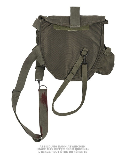 US OD NYLON PROTECTION MASK BAG USED