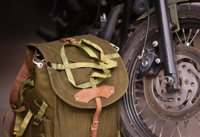 Ranita militara din panza - Armata Romana (Razboiul rece) - produs rar vintage - Verde OD - Ca noua