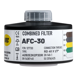 Filtru combinat masca de gaze NBC/ CBRN A2B2E2K2P3 D R - AVEC