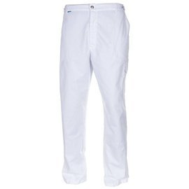 PANTALONI DE LUCRU - ALBI - SURPLUS MILITAR NEERLANDEZ - UZATI