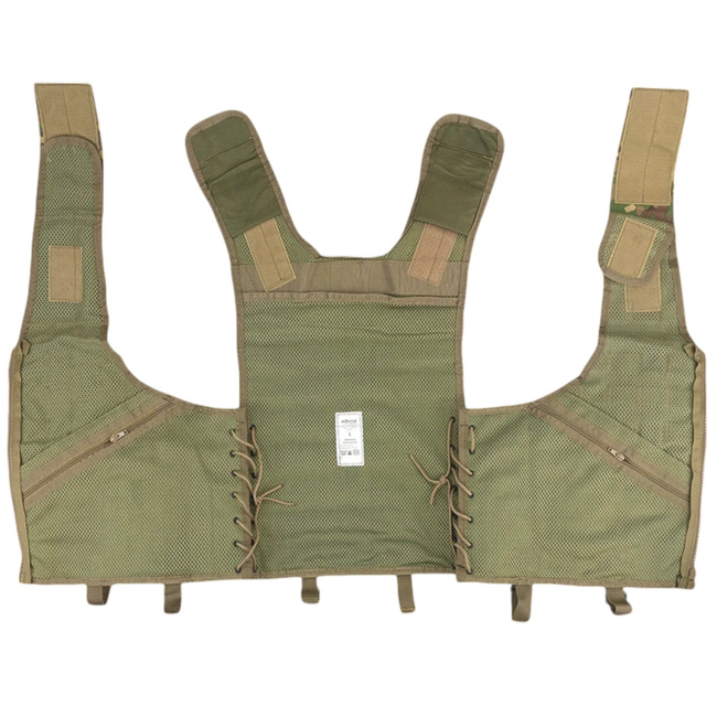 TACTICAL VEST WITH MODULAR POUCHES - MOLLE - ROMANIAN ARMY MILITARY SURPLUS - M2017 CAMO - LIKE NEW