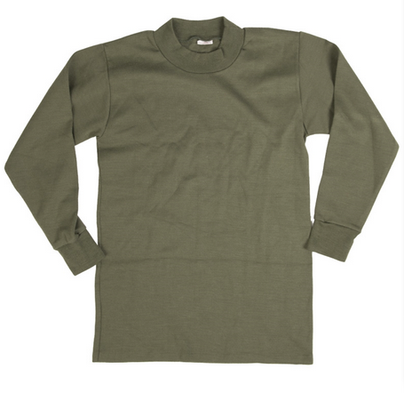 Bluza Belgiana OD cu maneca lunga - Surplus Militar