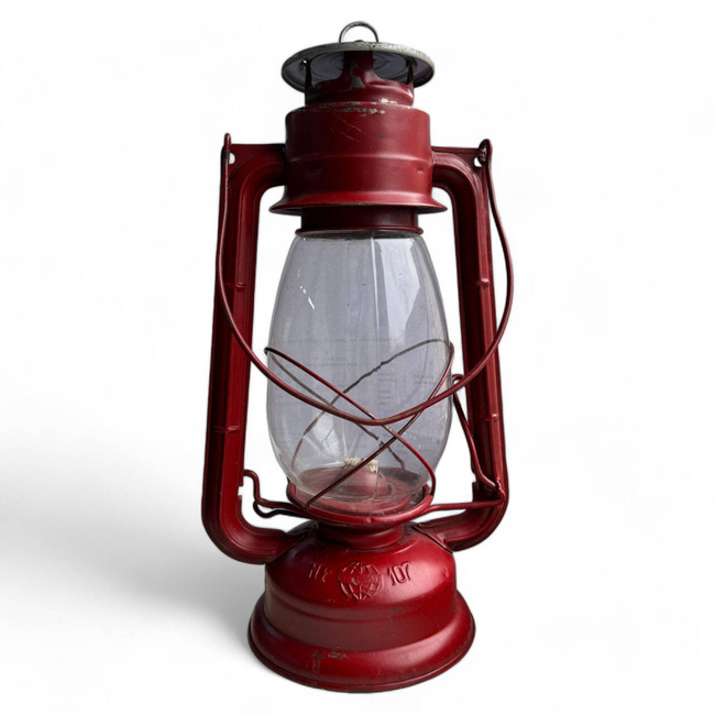 FELINAR DE VANT - METALOGLOBUS - ROSU - SURPLUS MILITAR ARMATA ROMANA - IN STARE BUNA