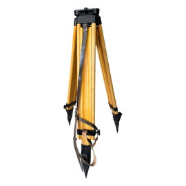 TREPIED VINTAGE PENTRU APARAT FOTO - LEMN - SURPLUS MILITAR ARMATA ROMANA - IN STARE BUNA