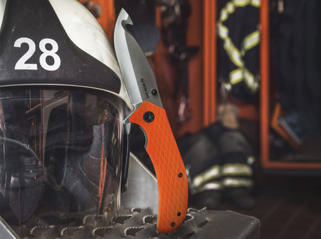 POCKET KNIFE - SAR Tec Folder - Magnum by Boker - ORANGE