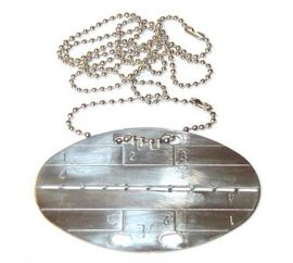 TABLITE TIP DOG TAGS GERMAN SET CHAINS IMPORT