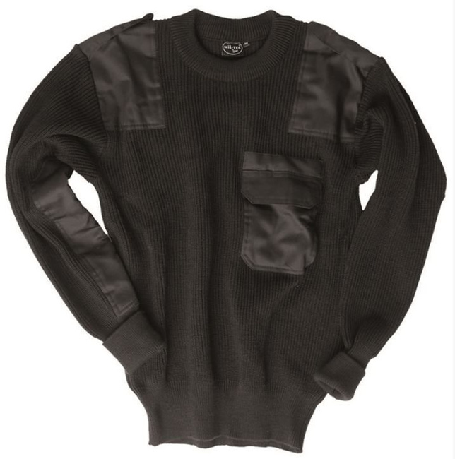 GERMAN Black PAN SWEATER