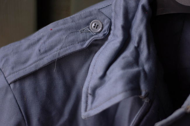 Geacă de iarnă matlasată - surplus militar românesc - Gri - Uzata