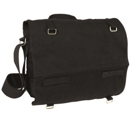 GEANTA GERMANA DE TIP COMBAT CU CUREA - NEGRU