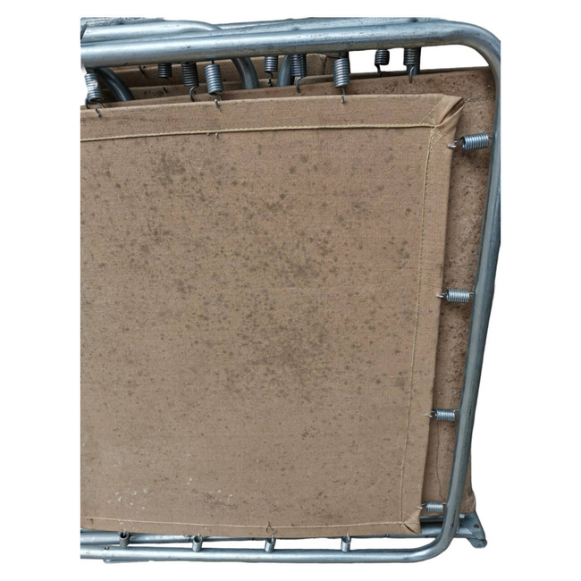 Pat pliant de campanie, cu cadru metalic - Surplus Militar de la Armata Română - uzat