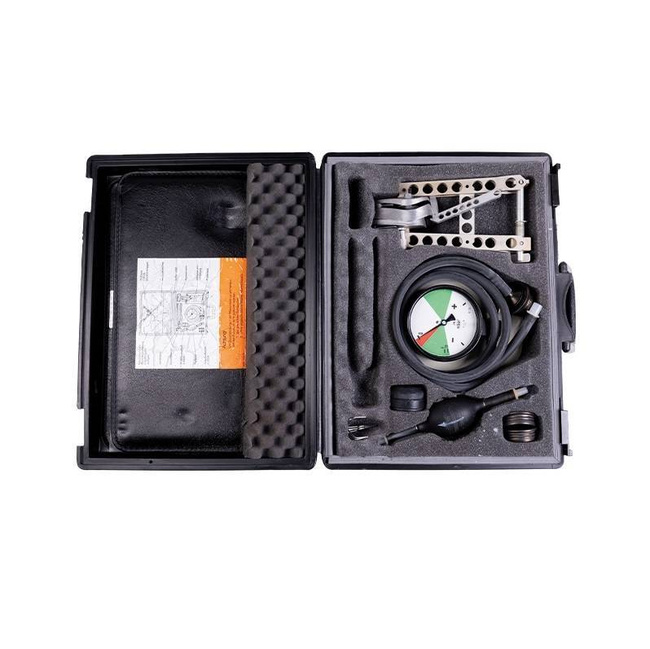 Aparat german de testare a etanșeității pentru măști de protecție "AUER" (incomplet) - Uzat