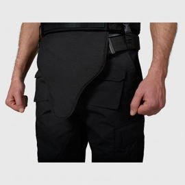 BODY ARMOR TITANIUM® GROIN PROTECTOR I BULLET PROOF VEST - BLACK